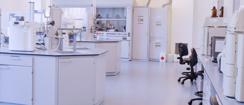 Interior of a lab